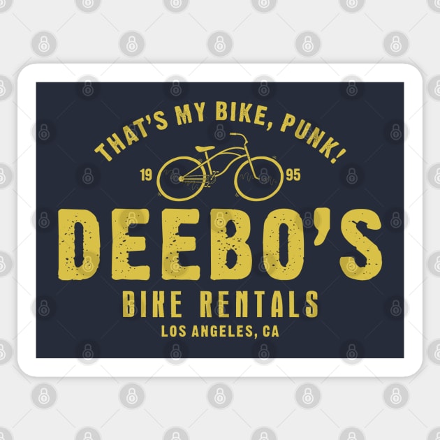 deebo's bike rentals Sticker by small alley co